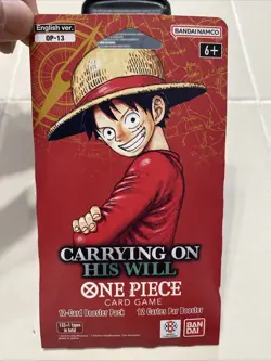 One Piece OP-13 CARRYING ON HIS WILL Sleeved Booster Pack - Heavy - 37.6g 🔥 - Image 4