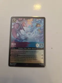 Disney Lorcana Archazia's Island Elsa Ice Maker 69/204 Super Rare Cold Foil - Image 1
