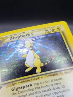 Pokemon 1st Edition Neo Genesis Card Lot W/Holo Ampharos + Metal Energy LP - Image 5