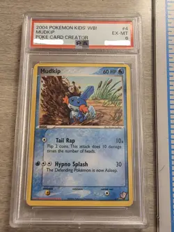 Pokemon Mudkip Kids' WB! Poke Card Creator #4 PSA 6 - Image 1