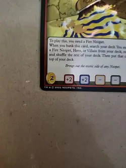 Neopets TCG The Lost Desert Paint Brush Holo Foil 7/100 NM UNPLAYED CARD MINT - Image 3