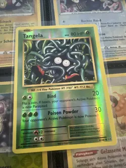 Pokemon Tangela 8/108 Reverse XY Evolutions NM Pokemon Card 2016 Base Set - Image 1