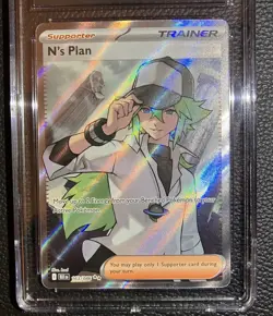 N's Plan 163/086 SV: Black Bolt Ultra Rare Pokemon Card - Image 3