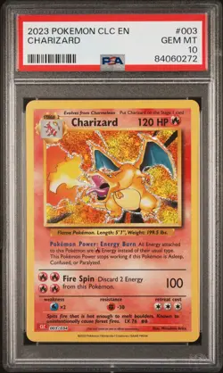 Charizard PSA 10 Pokemon CLC Trading Card Game Classic #003 - Image 1