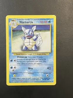 Pokemon TCG - Wartortle - 42/102 - Uncommon (Shadowless) - Base Set Trading Card - Image 2