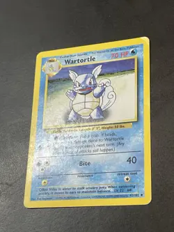 Pokemon TCG - Wartortle - 42/102 - Uncommon (Shadowless) - Base Set Trading Card - Image 5