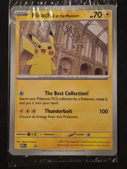 Pokemon TCG Promo Oversized Card - Pikachu at the Museum (Sealed) - UK - Image 1