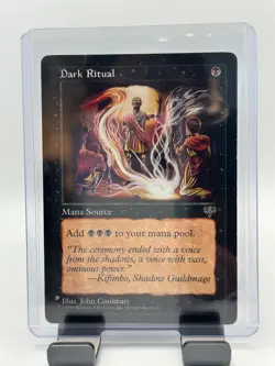 MTG, Dark Ritual $3 ORDER MIN LP Mirage Regular - Image 1