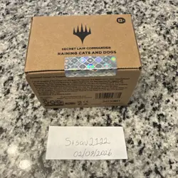Magic: The Gathering Secret Lair Raining Cats and Dogs Sealed Box 3423CMX1 - Image 1
