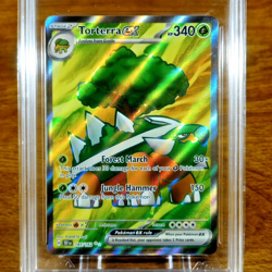 Pokemon Temporal Forces Torterra EX 185/162 AGS Gem-MT 10 Holo Secret Rare 2024 - Image 2