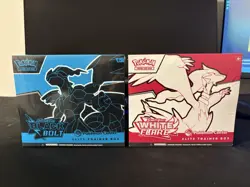Pokemon Center Exclusive Black Bolt and White Flare ETB Pokemon TCG Both - Image 2