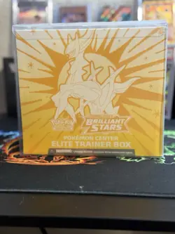 Pokemon Trading Card Game Sword & Shield Brilliant Stars Pokemon Center Elite... 820650850066 - Image 1