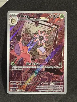 Lileep 145/142 Illustration Rare Holo SV07: Stellar Crown Pokemon NM - Image 1