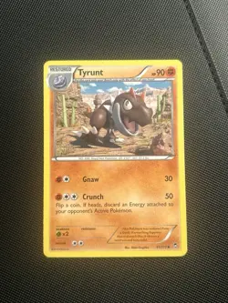 Pokemon TCG Tyrunt XY Furious Fists 61/111 Uncommon Card - Image 1