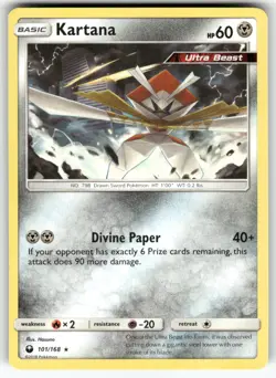 Kartana SM - Celestial Storm Rare Pokemon Lightly played - Image 1