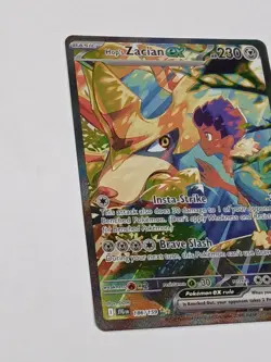 Pokemon TCG Hop's Zacian ex 186/159 Journey Together Special Illustration NM (A) - Image 2