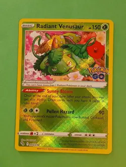 Pokemon GO Sword & Shield Radiant Venusaur 004/078 - Image 1