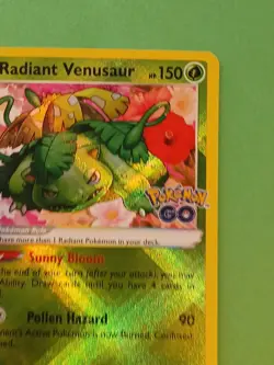 Pokemon GO Sword & Shield Radiant Venusaur 004/078 - Image 3