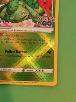 Pokemon GO Sword & Shield Radiant Venusaur 004/078 - Image 4