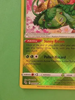 Pokemon GO Sword & Shield Radiant Venusaur 004/078 - Image 5