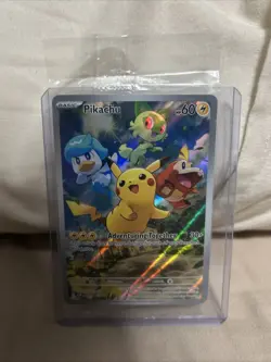 Pokemon TCG Pikachu 027 Promo Holo Black Star Sealed - Image 1