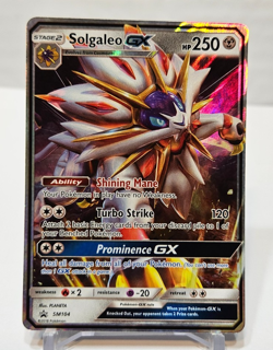 Solgaleo GX SM104 Ultra Rare Sun & Moon Promo Pokemon 651 - Image 1