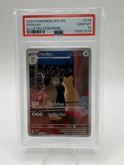 2024 Pokemon SV Shrouded Fable SFA EN Persian #078/064 PSA 10 - Image 1