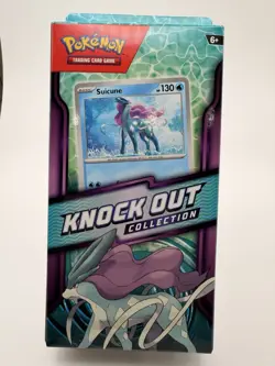 Pokemon TCG Knock Out Collection Suicune Promo 2 Packs & Stickers FACTORY SEALED - Image 1