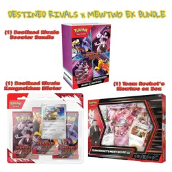 Pokemon TCG Destined Rivals Booster Bundle, Blister, and Team Rocket's Mewtwo ex - Image 1
