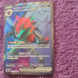 Pokemon N's Zoroark EX 175/159 Sv09: Journey Together Ultra Rare Holo 280 HP - Image 2