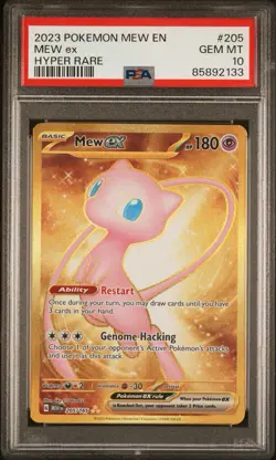 PSA 10 Mew ex Hyper Rare 2023 Pokemon Mew EN #205 - Image 1