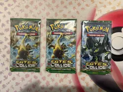 Pokemon XY Fates Collide Booster Pack New & Sealed-X3 pack set - Image 2