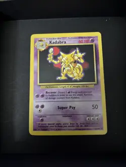 1999 Pokemon TCG - Kadabra - 32/102 - Base Set - Image 1