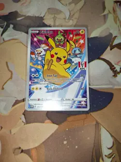 Pokemon TCG Indonesia KFC Chaki Kids Meal Promo RAW Pikachu FA 016/S-P - Image 1