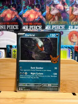 DARKRAI 6/30 Trick or Trade 2024 Stamp Pokemon TCG NM - Image 1