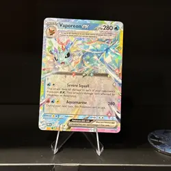 2025 Pokemon Prismatic Evolutions Vaporeon ex #023/131 - Image 1