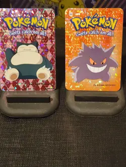 2000 NM Gengar #94, Snorlax 143 Vintage Nintendo Vending Machine Prisms Pokemon - Image 1