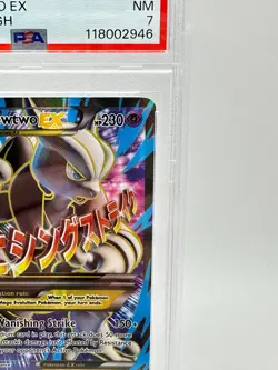 2015 POKEMON XY BREAKTHROUGH - M MEWTWO EX #159 - FULL ART - PSA 7 NM - Image 3