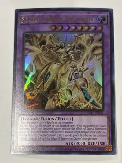 Yu-Gi-Oh! TCG Secretion Dragon. Ultra Rare 1st Edition. Foil Holo. - Image 1