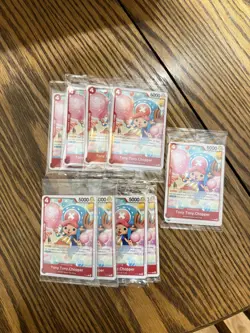 9x One Piece TCG Promo Pack Sealed With Promo Roger - Image 1