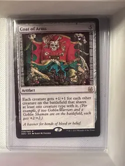 Coat of Arms, DDS 058/065, Rare Artifact Magic: The Gathering Card Regular - Image 1