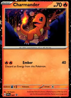 Charmander - (Cosmos Holo) Promo SV: Scarlet & Violet Promo Cards 047 NM - Image 1