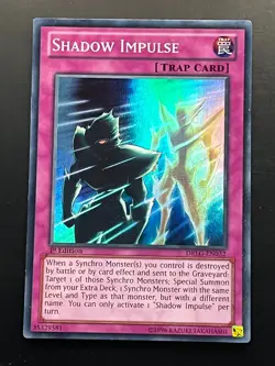 Shadow Impulse Super Rare 1st Edition DRLG-EN032 Yugioh Card - Image 1