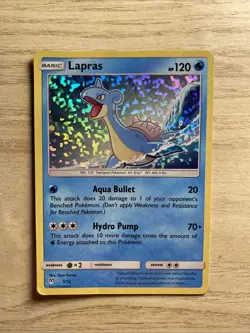 Lapras - 5/12 - Exclusive Sparkle Holo McDonald's 2019 - Pokemon TCG Card - Image 1