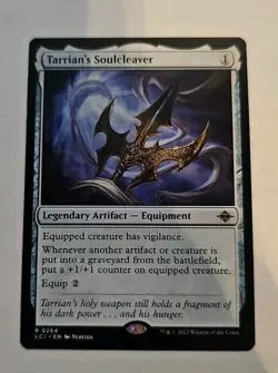 MTG - TARRIAN'S SOULCLEAVER - Lost Caverns of Ixalan (R) NM Near Mint Card - Image 1