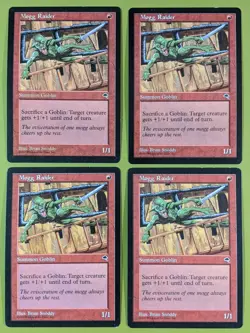 Mogg Raider x4 Tempest 4x Playset Magic the Gathering MTG - Image 1