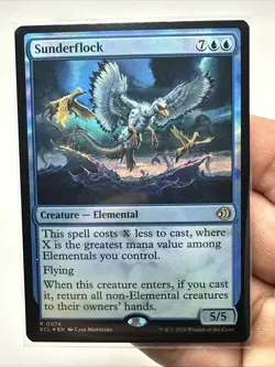 Sunderflock Foil Rare ECL 074 Lorwyn Eclipsed MTG - Image 2