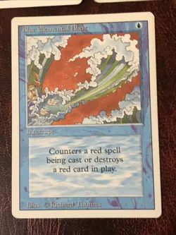 Blue Elemental Blast X3 Revised Various Condition See Pics Front Back - Image 2
