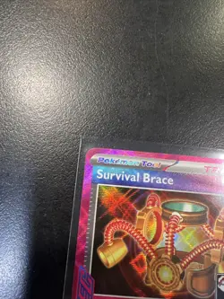 Pokemon Survival Brace TWM 164/167 Stamped Holo Near Mint Prize Pack - Image 3