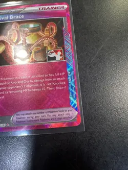 Pokemon Survival Brace TWM 164/167 Stamped Holo Near Mint Prize Pack - Image 5